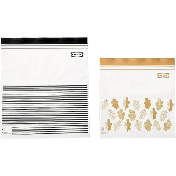 Istad Resealable Bag Black/Yellow 1.2L & 2.5L 50pk
