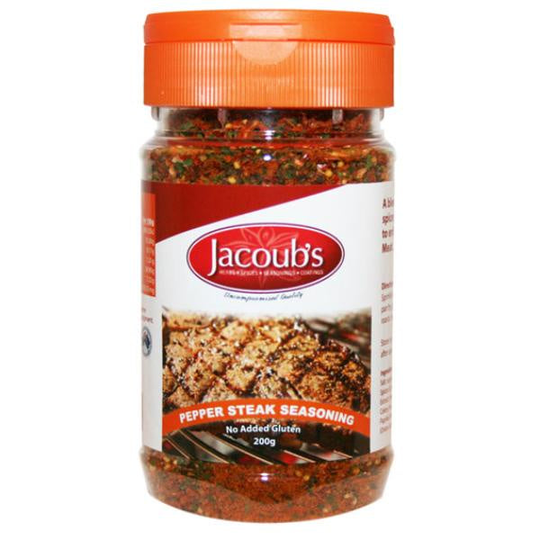 Jacoubs Pepper Steak Seasoning 200g