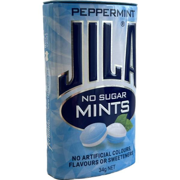 Jila Mints Sugar Free Peppermint 34g