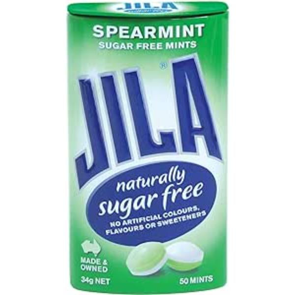 Jila Mints Sugar Free Spearmint 34g