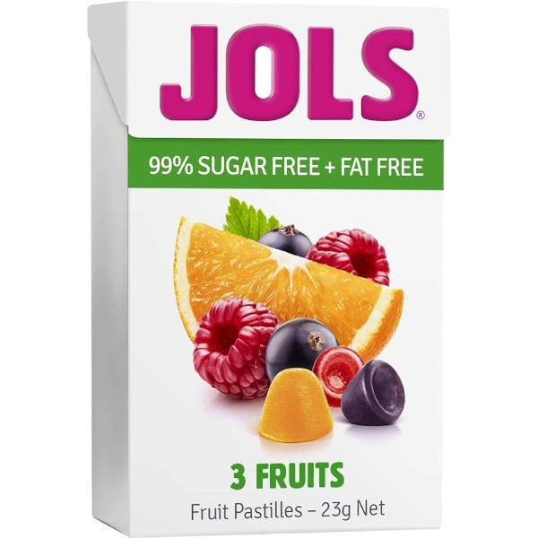 Jols Fruit Pastilles Three Fruits 23g