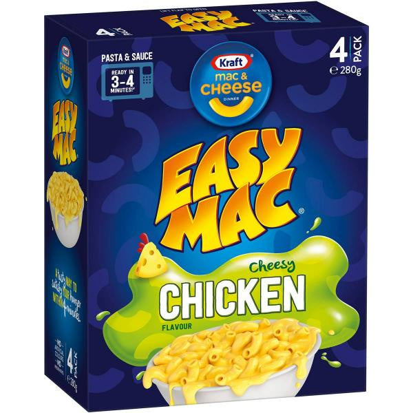 Kraft Easy Mac Cheesy Chicken 4 pk