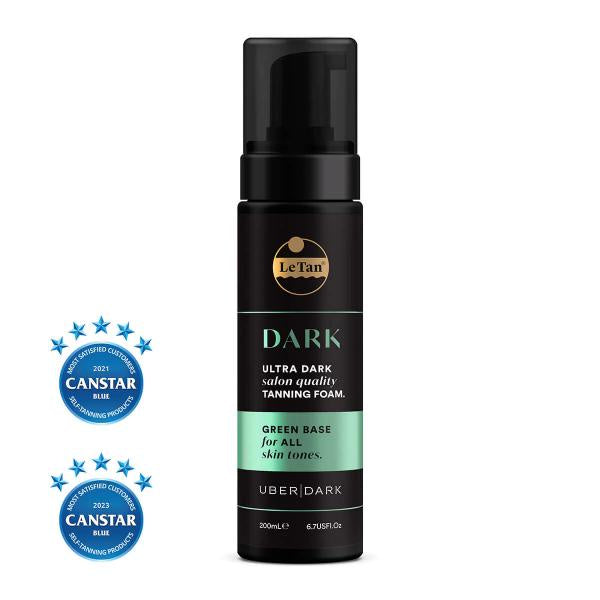 Le Tan Uber Dark Green Base Tanning Foam 200ml