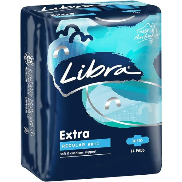 Libra Extra Regular With Wings 14pk