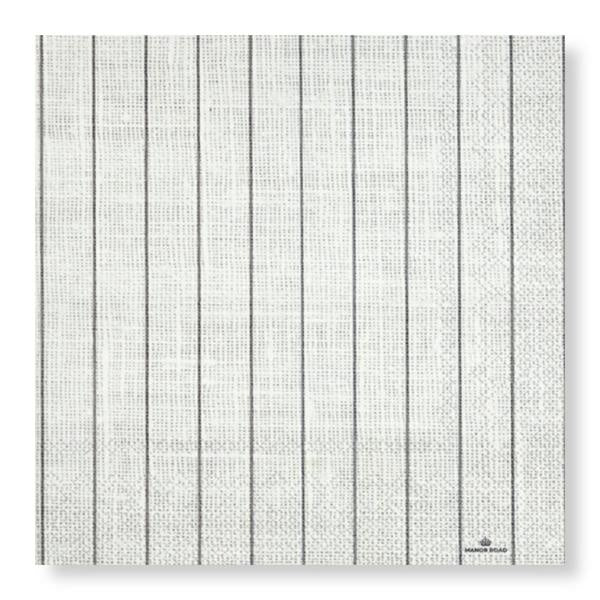 Linen Pinstripe - Cocktail Napkin