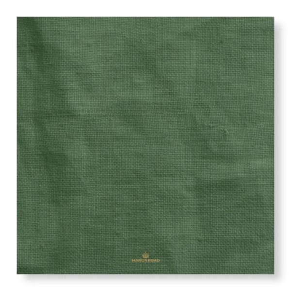 Manor Road Green Linen Cheese Board Presentation Cards 8pk