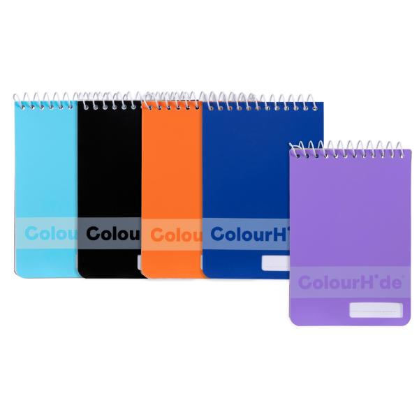 Marbig Pocket Notebook Colour Hide 5pk