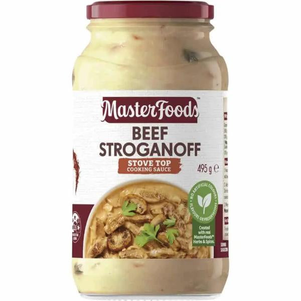 Masterfoods Sauce Simmer Beef Strogonoff 495g