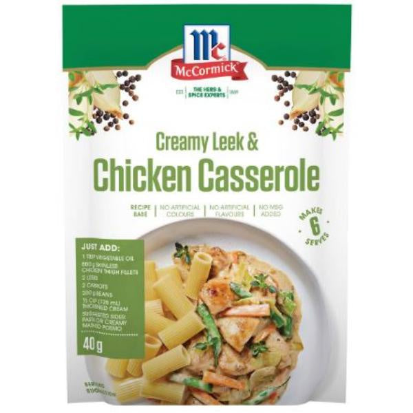 McCormick Recipe Base Creamy Leek & Chicken Casserole 40g