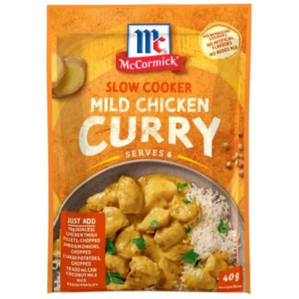 McCormick Slow Cooker Mild Chicken Curry 40g