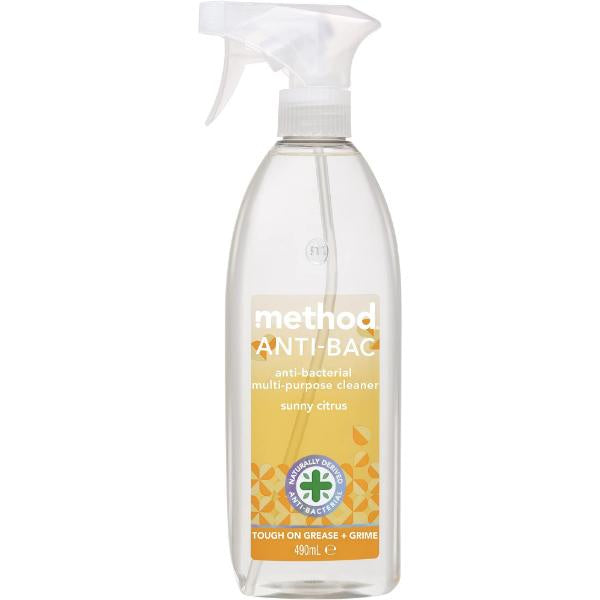 Method Anti-Bacterial Kitchen Cleaner Sunny Citrus 490ml