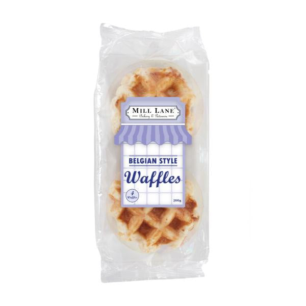 Mill Lane Waffles Belgian Style 4pk 200g