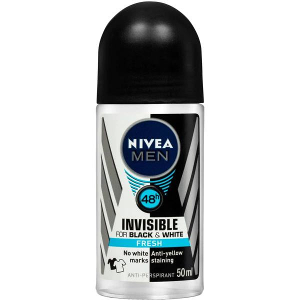 Nivea Black & White Invisible Fresh Roll On Deodorant