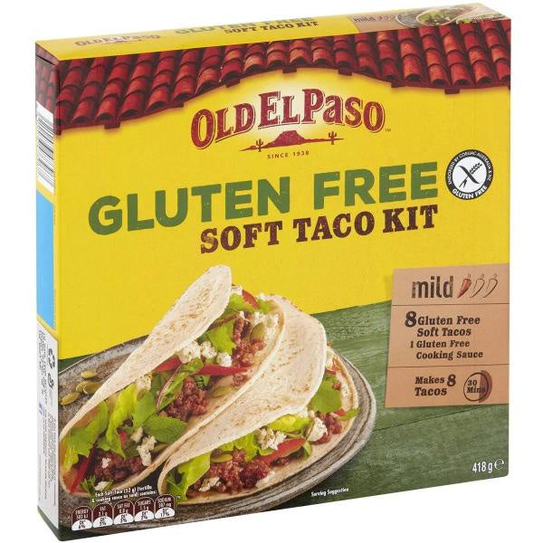 Old El Paso Gluten Free Soft Taco Kit 418g