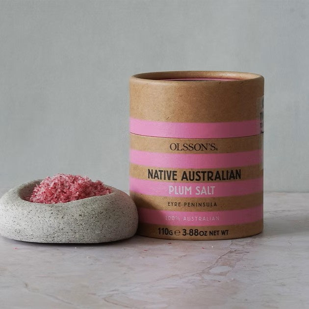 Olsson's Native Aust Plum Salt Kraft Canister 110g