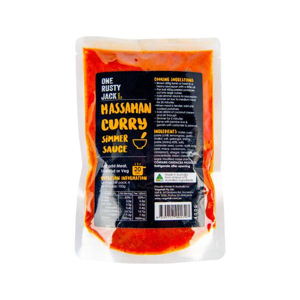 One Rusty Jack Massaman Curry Simmer Sauce 400g