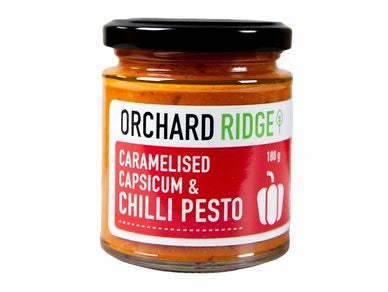 Orchard Ridge Caramelised Capsicum & Chilli Pesto 180g