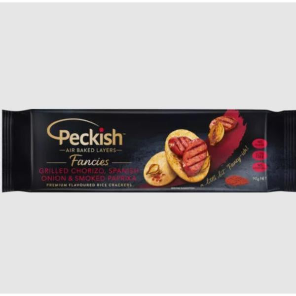 Peckish Fancies Crackers Grilled Chorizo, Onion & Paprika 90g