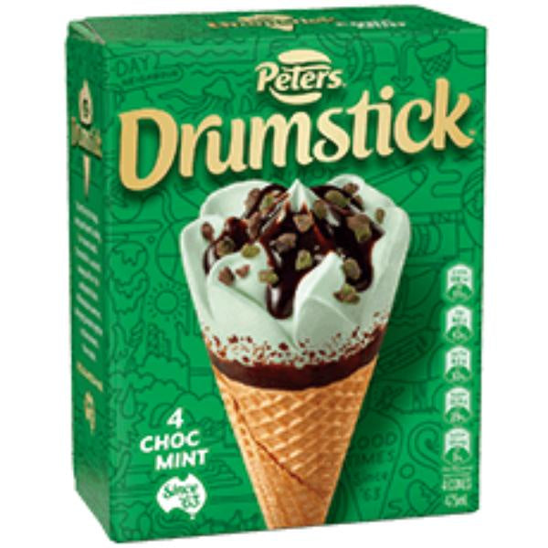 Peter's Drumstick Chocolate Mint 4pk