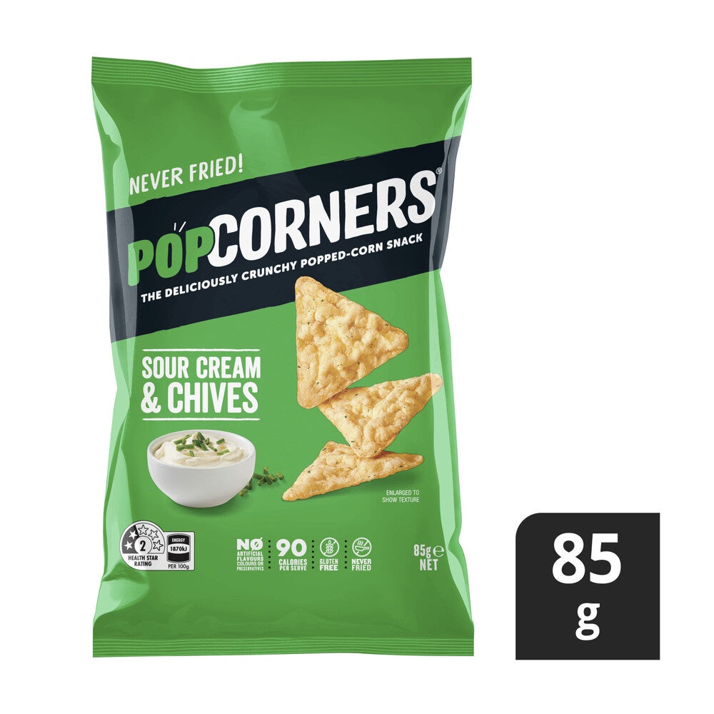 Popcorners Sour Cream and Chive 85g