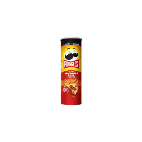 Pringles Sizzling Meat Lovers Pizza Flavour Potato Chips 118g