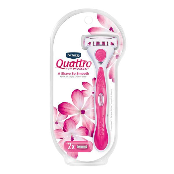 Quattro Womens Shavers 2pk