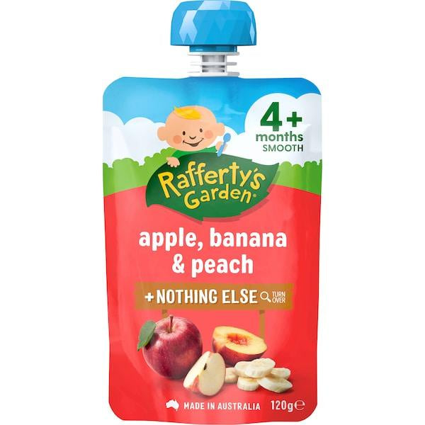 Rafferty's Garden Apple, Banana, Peach 120g