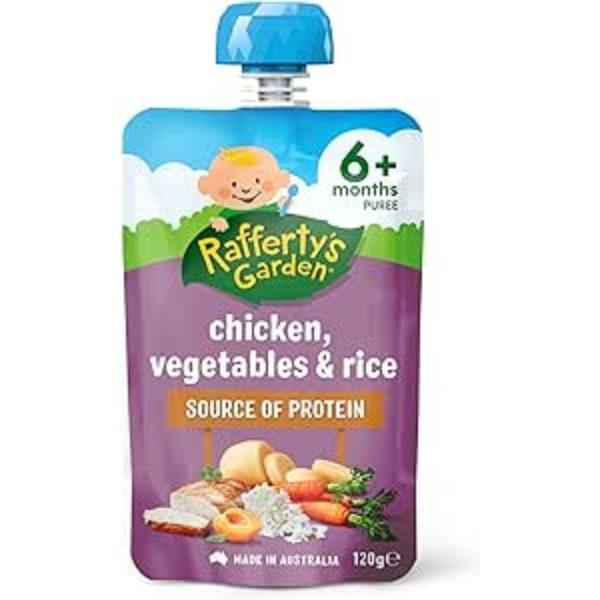 Rafferty's Garden Chicken, Vegetables & Rice 6mths+ 120g