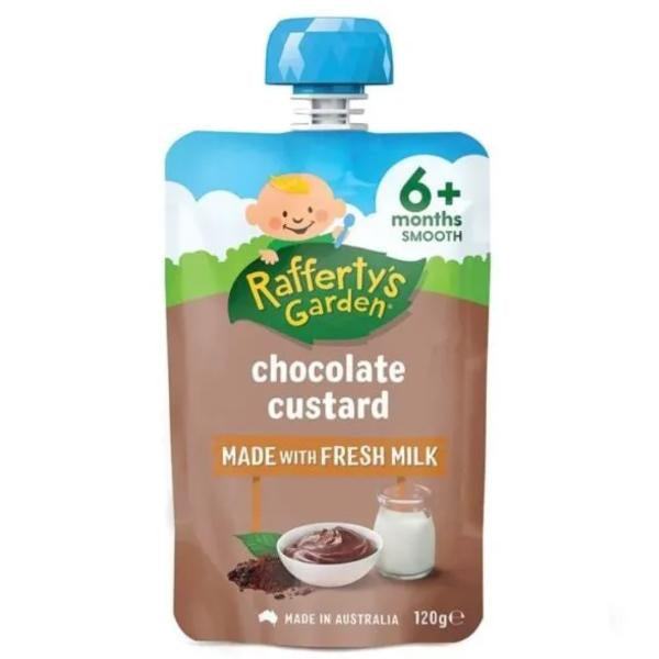 Rafferty's Garden Chocolate Custard 6mths+ 120g