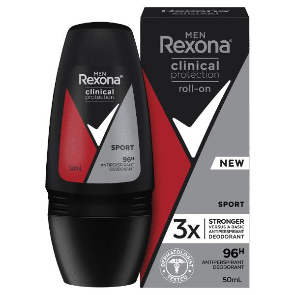 Rexona Men Deodorant Clinical Protection Roll On Sport 50ml