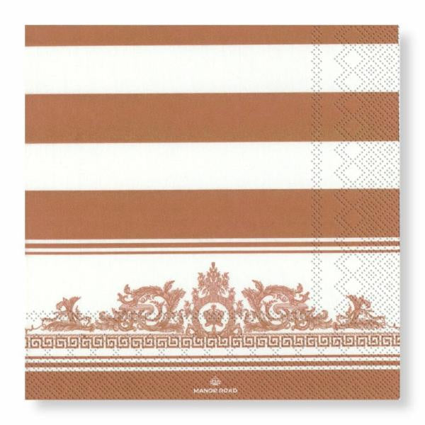 Rococo Rose Gold Napkins - Dinner