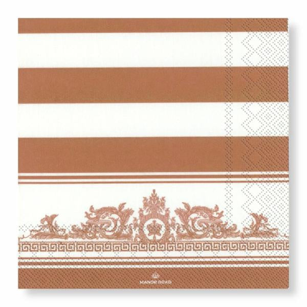 Rococo Rose Gold Napkins - Luncheon