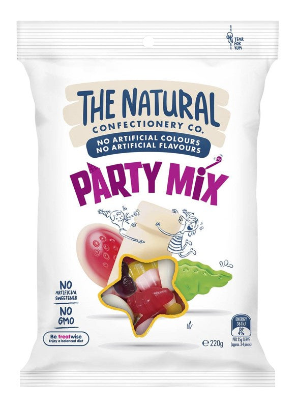 The Natural Confectionery Co. Party Mix 220g