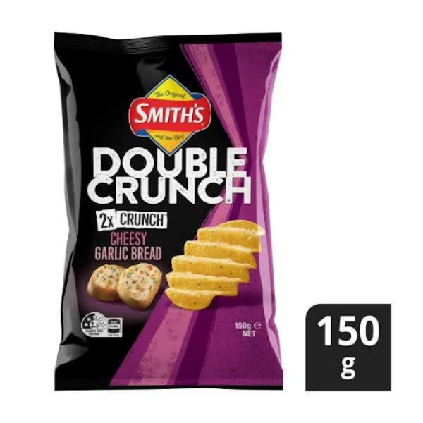 Smith's Double Crunch Cheesy Garlic Bread Chips 150g