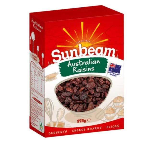 Sunbeam Seeded Raisins 375g