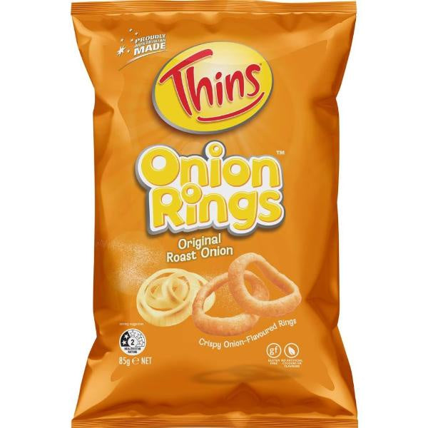 Thins Onion Rings Original Roast Onion 85g