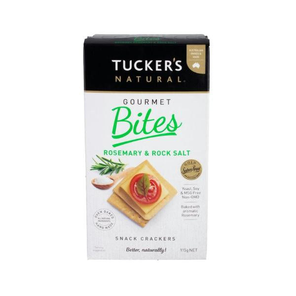 Tucker's Bites Rosemary & Rock Salt 115g