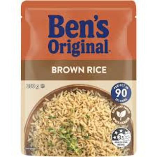 Uncle Ben's Original Brown Rice Microwave Pouch 250g