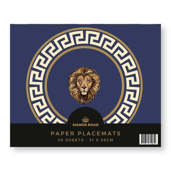 Vittalio Navy Paper Placemat Pad - 30 Sheets