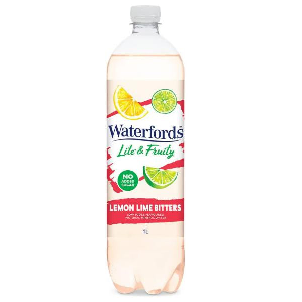 Waterfords Lemon Lime Bitters Sparkling Mineral Water 1L