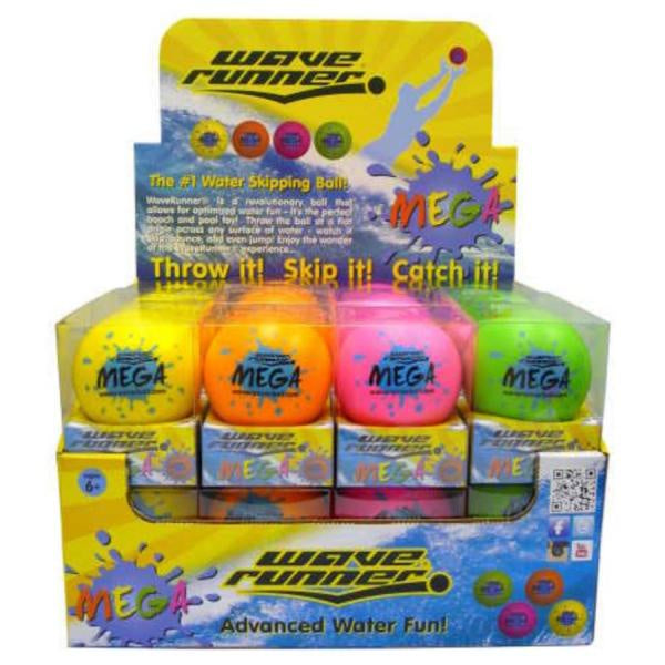 Waverunner 9cm Mega Skim Ball Tiedye Assorted