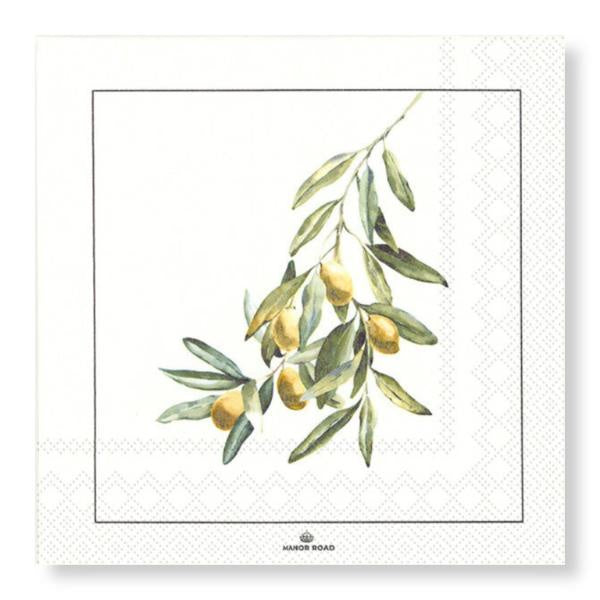 Wild Olives - Luncheon Napkin