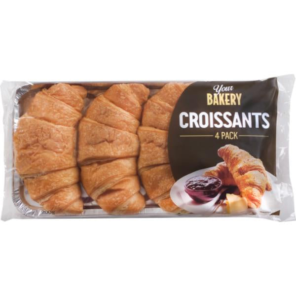 Your Bakery Croissants 200g 4pk