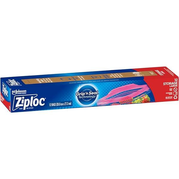 Ziploc Large Storage Bag 12pk