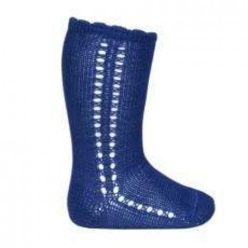 Condor 2569/2 Side Openwork Perle Knee High Sock