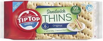 X. Tip top Sandwich Thins Original 6pk