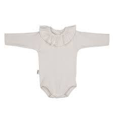 Babidu Frill Collar L/S Bodysuit