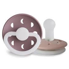 Frigg Moon Phase 2pk Pacifier Twilight Mauve Night/Blush Night | Size 2