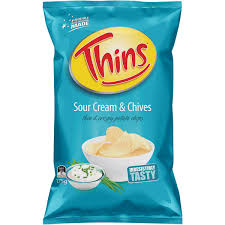 Thins Chips Sour Cream & Chives 175g