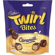 Cadbury Twirl Bites Caramilk 130g